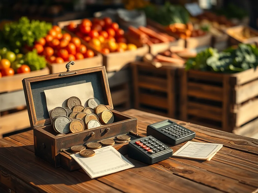 Jaki jest dzienny utarg w warzywniaku?